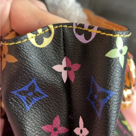 Louis Vuitton Black Multicolor Audra Handbag - Picture 6 of 10